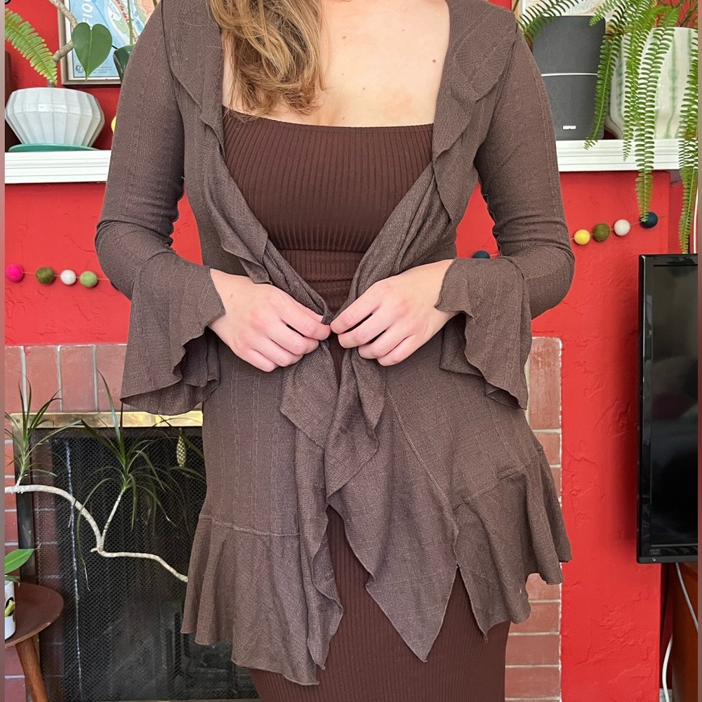 Pete Brown Ruffled Tunic Top